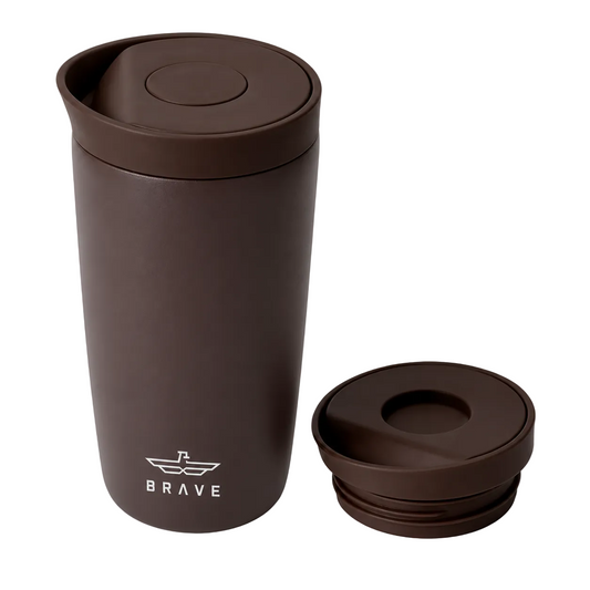 Brave TempGuard Travel Mug 500ml Stainless Steel Insulated Coffee Cup - Purple