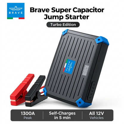 BRAVE BJS-13 1300A Super Capacitor Jump Starter 12V - Grey