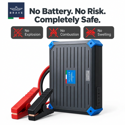 BRAVE BJS-13 1300A Super Capacitor Jump Starter 12V - Grey