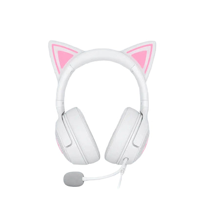 Razer Kraken Kitty V2 Wired Chroma Headset - White product photo
