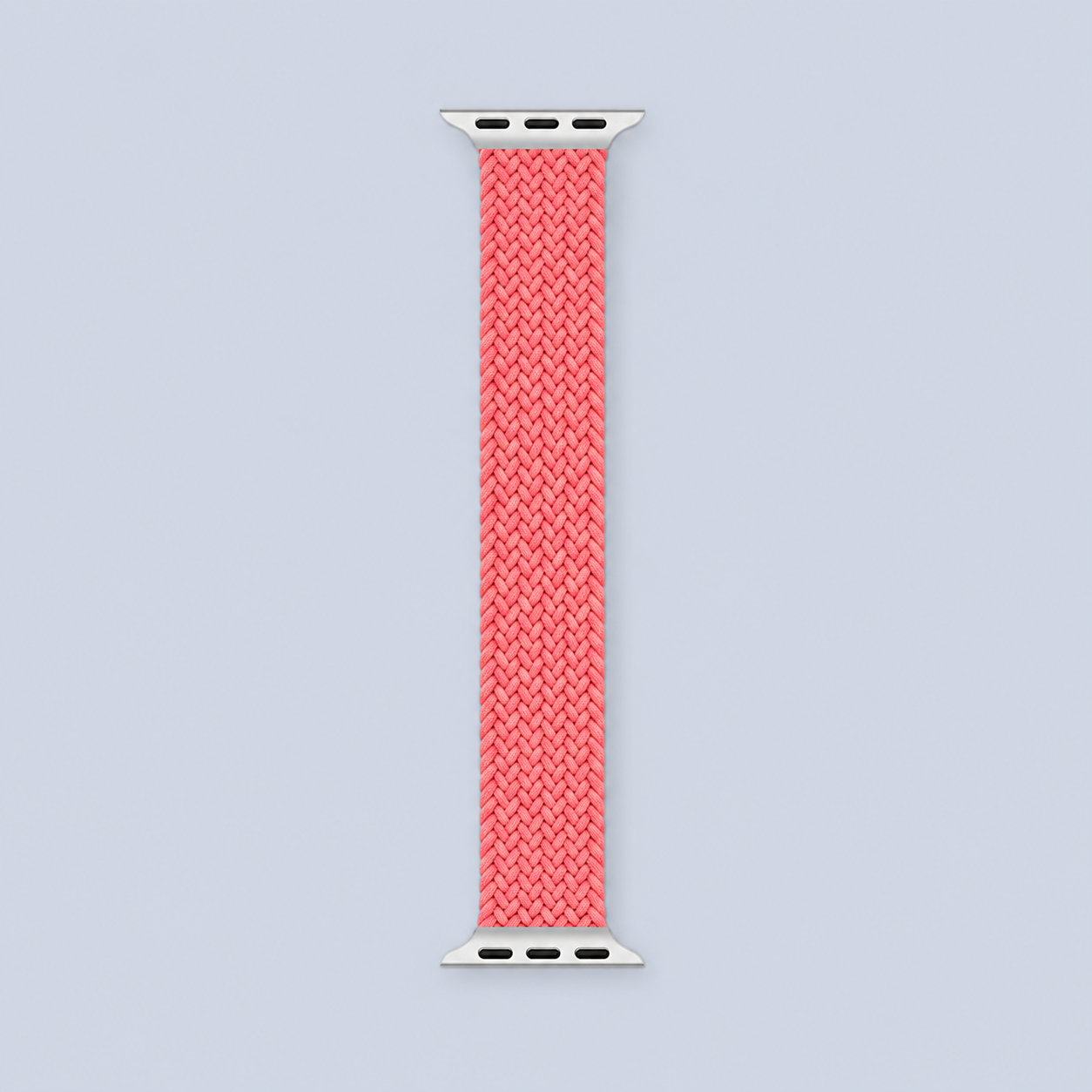 Wiwu Braided Solo Loop Watch Band for Apple Watch 42-44mm - Pink back view
