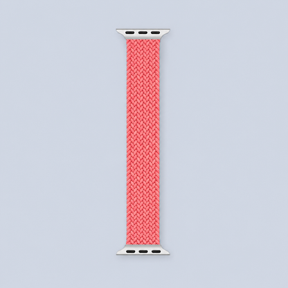 Wiwu Braided Solo Loop Watch Band for Apple Watch 42-44mm - Pink back view