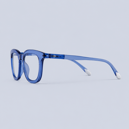BARNER Screen Glasses Osterbro Glossy Blue light - Glossy aqua blue side view