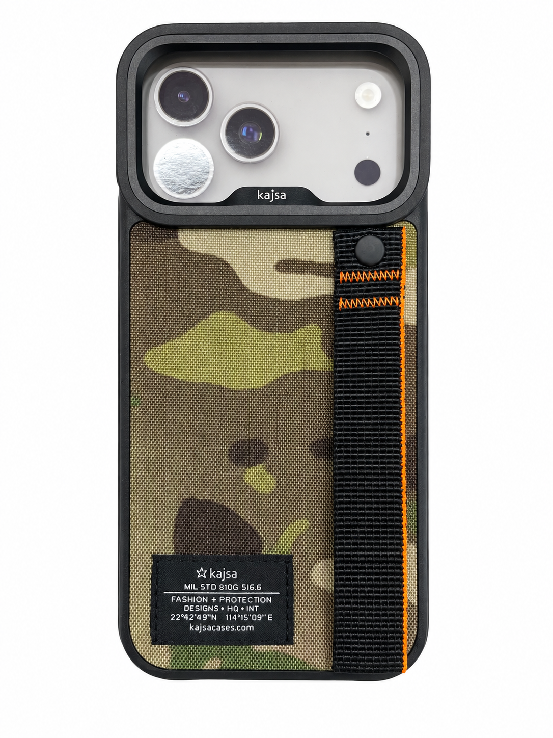 Kajsa iPhone 18/ 17 Pro Max Military Collection Strap O Ring