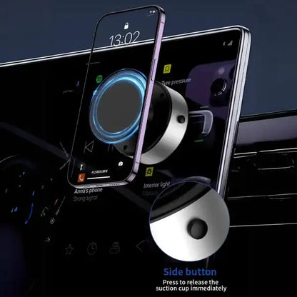 Automobile 360° Rotating Magnetic Vacuum Suction Mount Black product image