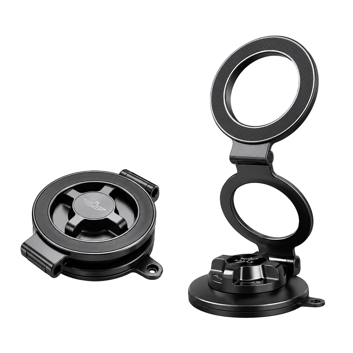 BRAVE BHL-62 Magnetic Vacuum Suction Car Mount Foldable Stand - Black
