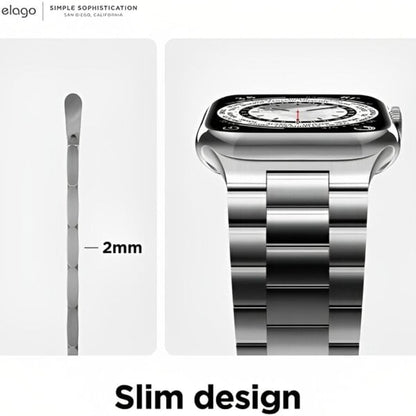 Elago Metal Band for Apple Watch 42 44 45mm Silver additional product image