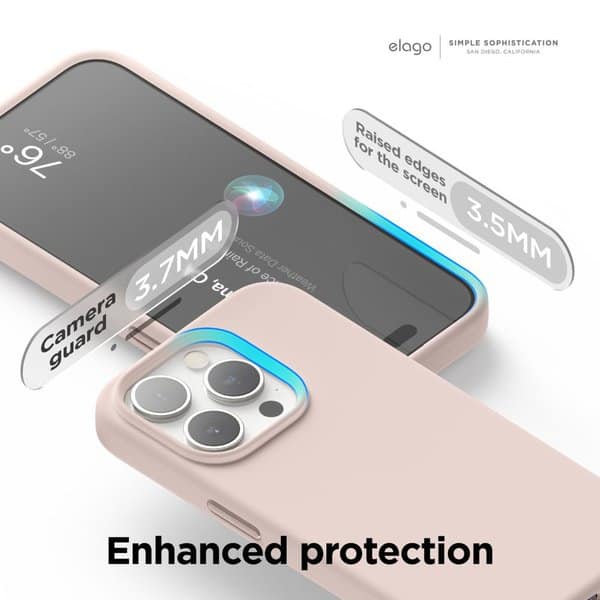 Elago Silicone Magsafe Case iPhone 15 Pro Max Lovely Pink product image
