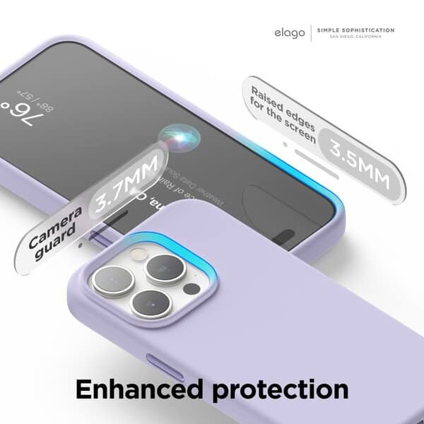 Elago Silicone Magsafe Case iPhone 15 Pro Max Purple additional product image