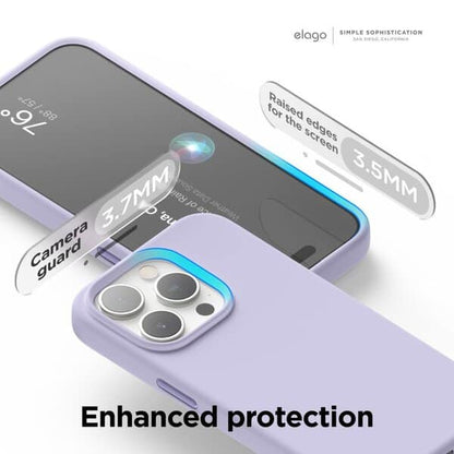 Elago Silicone Magsafe Case iPhone 15 Pro Max Purple additional product image