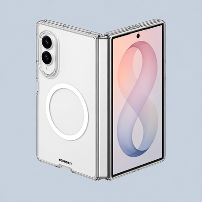 Youngkit Case  Samsung Galaxy Z Fold 8 Ultra / Z Fold8 Wide - Clear Magsafe