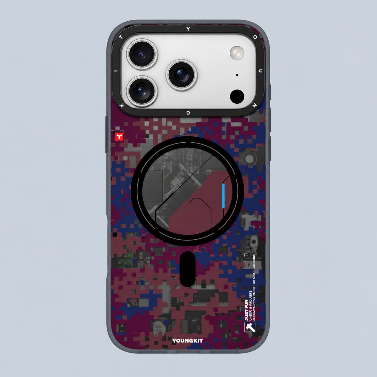 Youngkit iPhone 18 Pro Max / 17 Pro Max Camouflage Circuit MagSafe Case