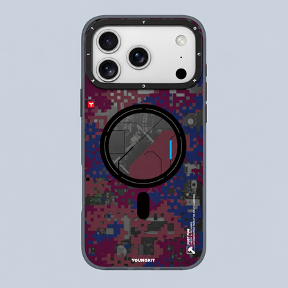 Youngkit iPhone 18 Pro Max / 17 Pro Max Camouflage Circuit MagSafe Case