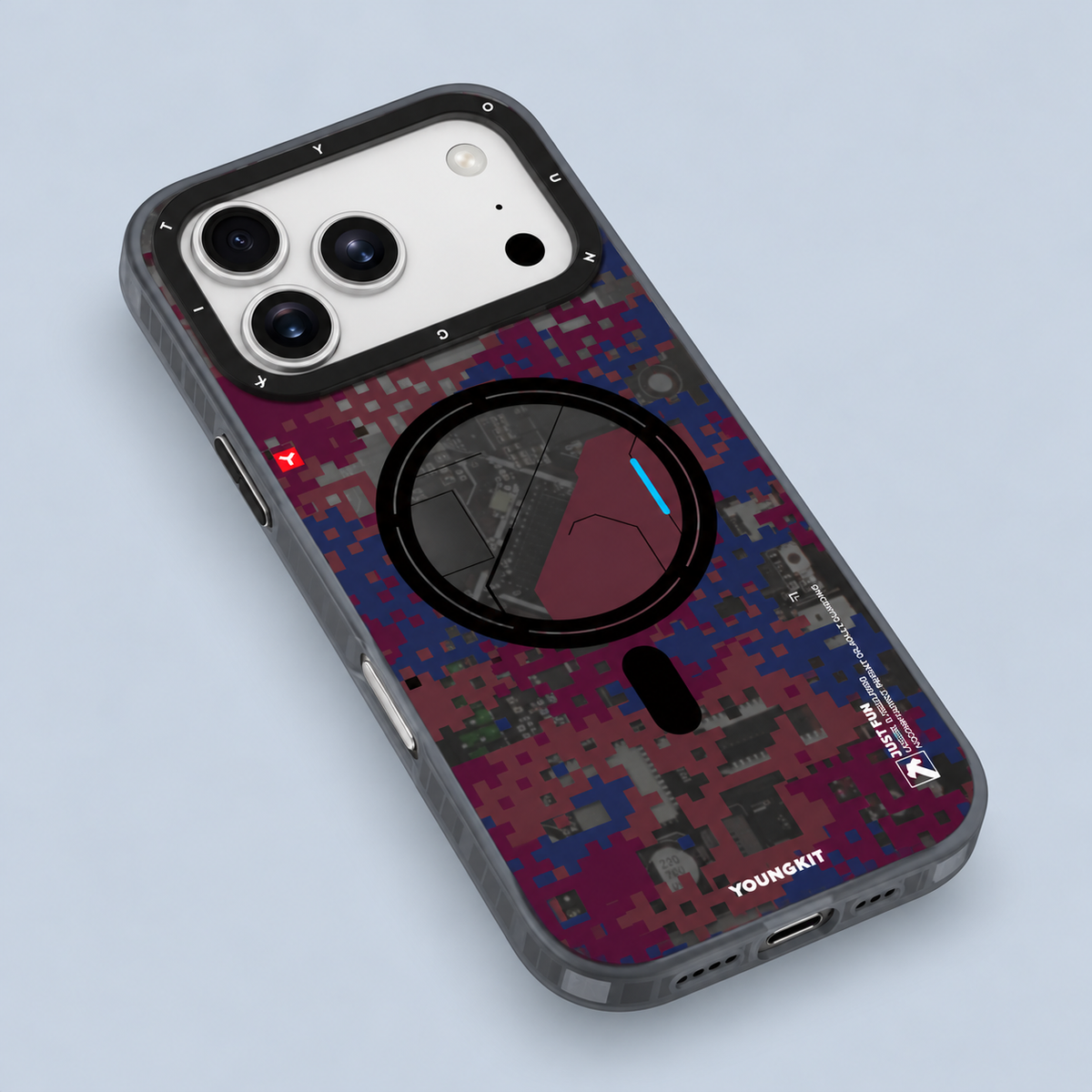 Youngkit iPhone 18 Pro Max / 17 Pro Max Camouflage Circuit MagSafe Case