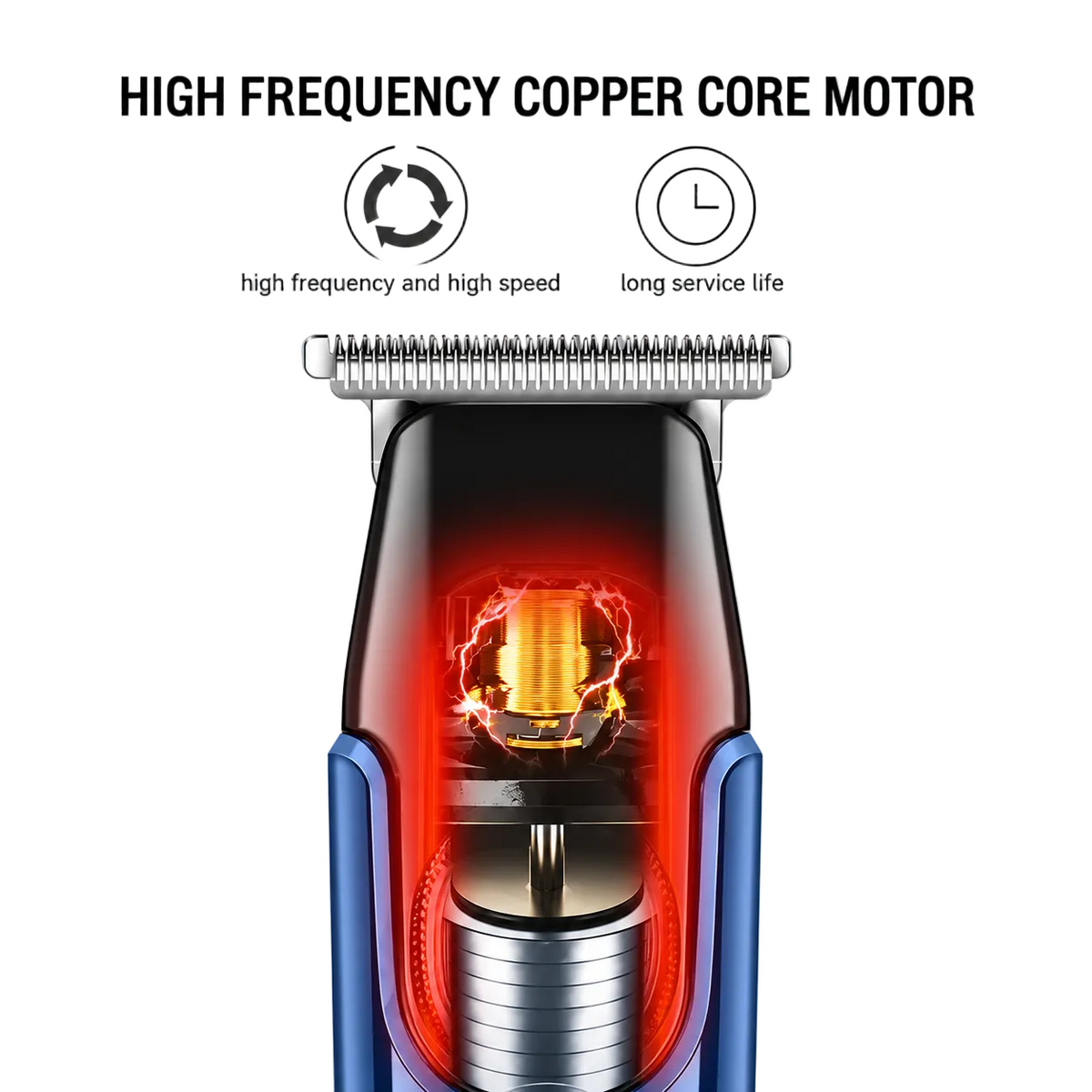 BraveTrim Series Hair Trimmer BHT-02 Professional T-Blade