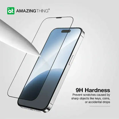 AmazingThing iPhone 16 PRO MAX 6 9 2 75D FULLY COVERED RADIX GLASS - CLEAR