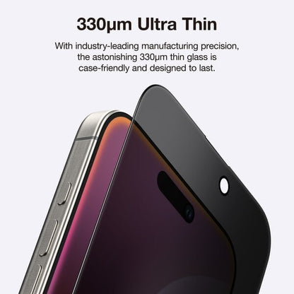 AmazingThing iPhone 16 PRO 6 3 2 75D FULLY COVERED RADIX PRIVACY GLASS
