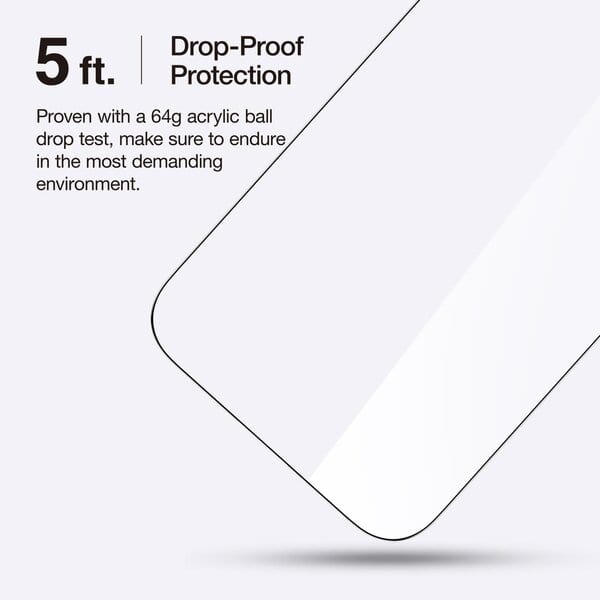 AmazingThing iPhone 16 PRO 6 3 2 75D FULLY COVERED RADIX GLASS CLEAR