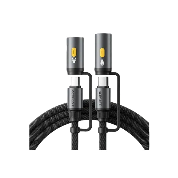 Acefast Charging Data Cable J4 USB-C LED light cigarette lighter product photo