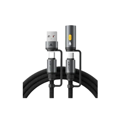 Acefast Charging Data Cable J6 USB-C to USB-A cigarette lighter 1 2M product photo
