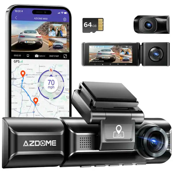 AZDOME M550 3CH Dash Cam product photo