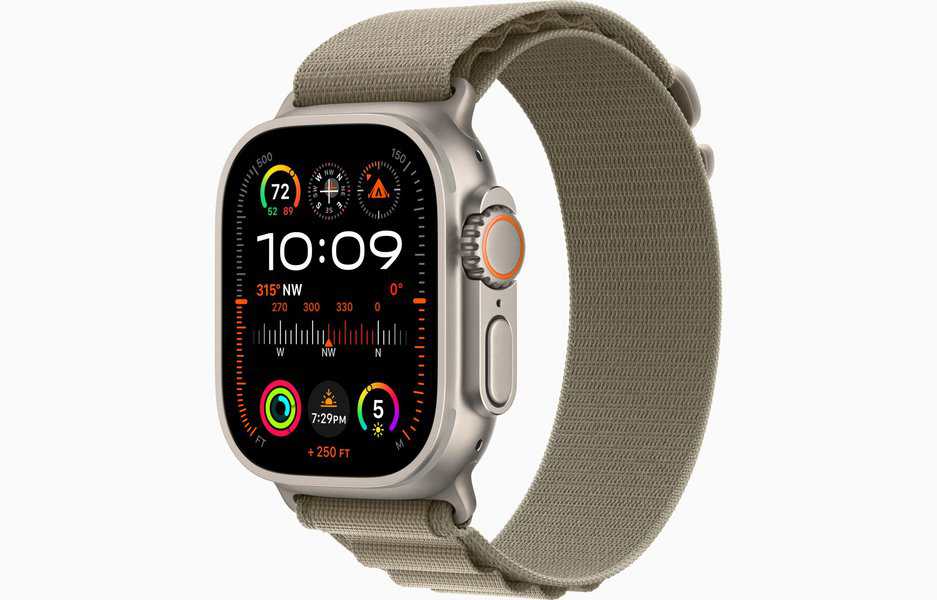 Apple Watch Ultra 2 49mm Titanium Indigo Alpine Loop M product photo