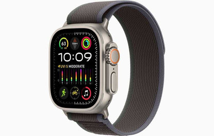Apple Watch Ultra 2 49mm Titanium Blue Black TL M L Band product photo