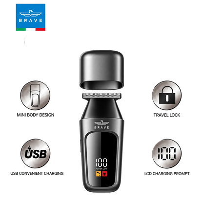 Brave BHT-01 Mini Hair Trimmer Professional USB Rechargeable