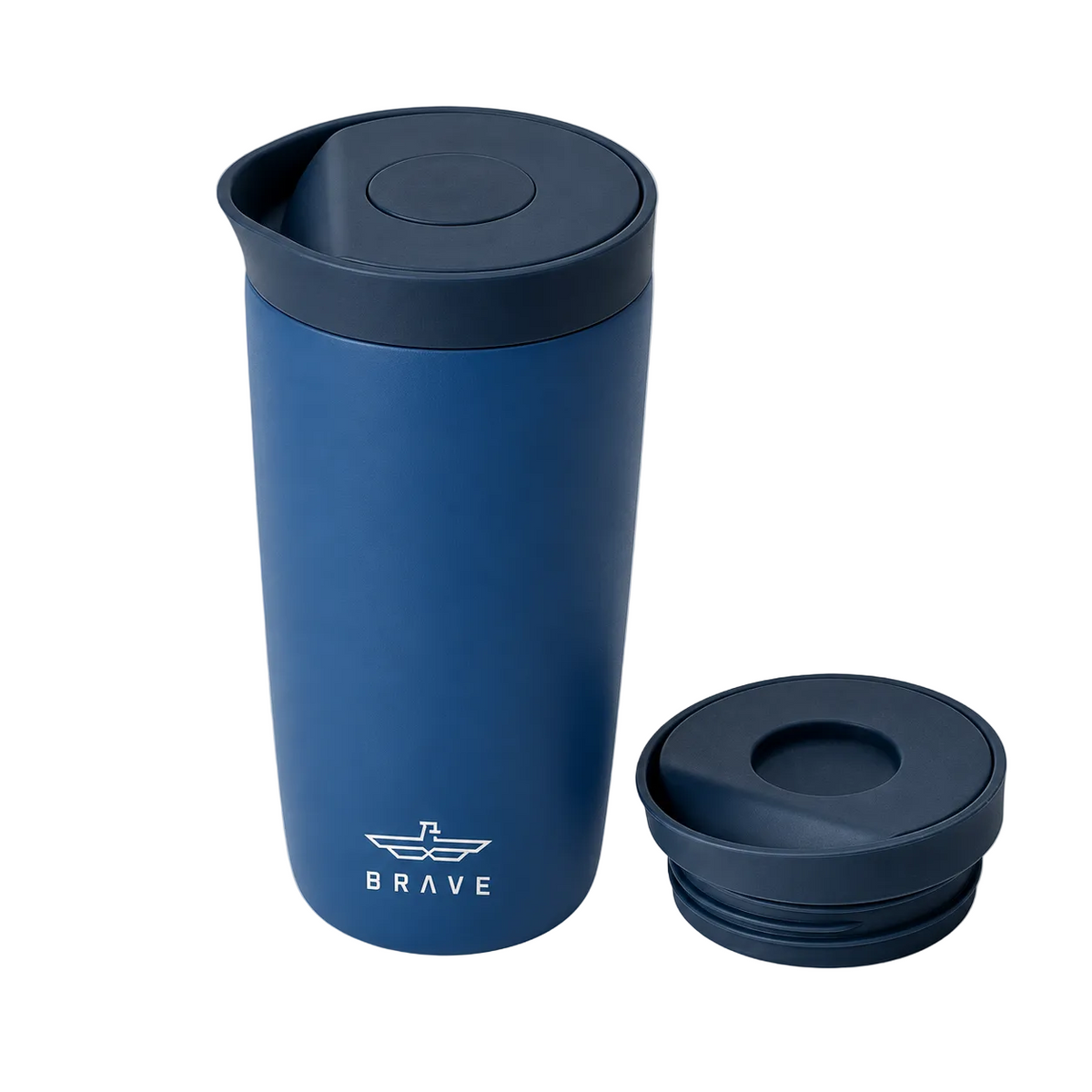 Brave TempGuard Travel Mug 500ml Stainless Steel Insulated Coffee Cup - Purple