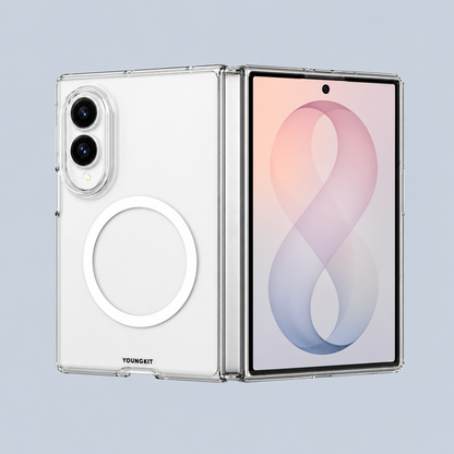 Youngkit Case  Samsung Galaxy Z Fold 8 Ultra / Z Fold8 Wide - Clear Magsafe