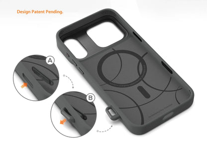 Kajsa iPhone 17 Pro Trans-Shield Collection Aluminium Back Case -Black Smoke