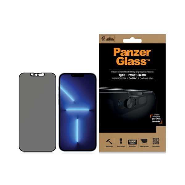Panzerglass Apple iPhone 13 Promax Camslider Privacy-Black additional product image