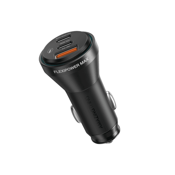 AmazingThing Flexi Power Max PD 63W 3 Port Car Charger product photo