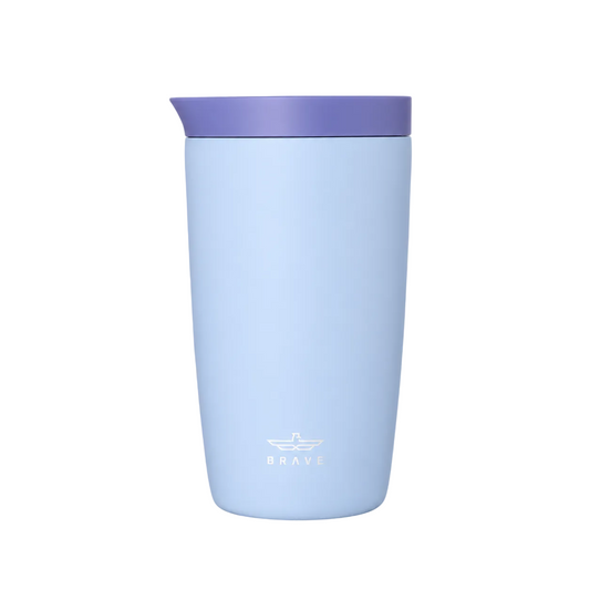Brave TempGuard Travel Mug 350ml Stainless Steel Insulated Coffee Cup - Purple