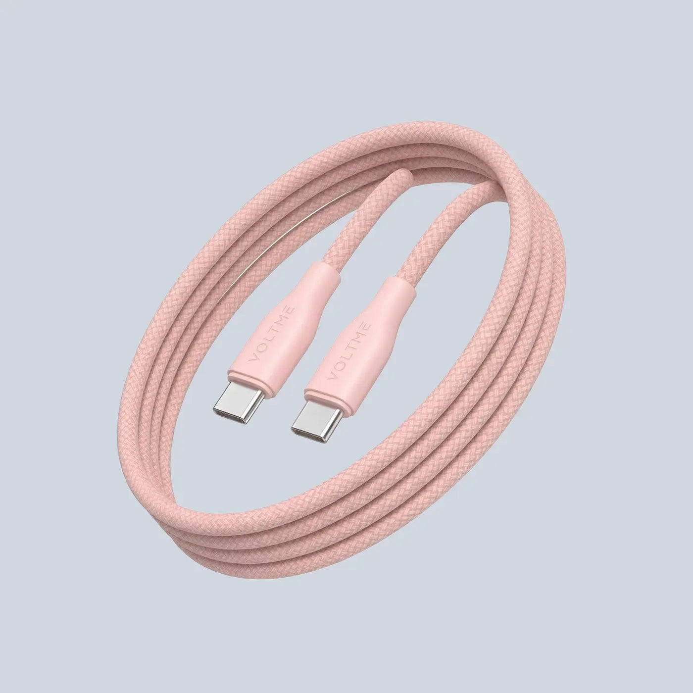 Voltme USB-C TO USB-C PowerLink RUGG Fast Charge Cable 3A 60W- Pink product photo