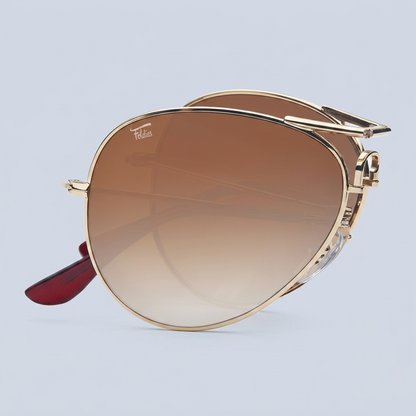 Foldies Polarized Folding Sunglasses Scratch Resistant Lens Coating Collapsible Frame