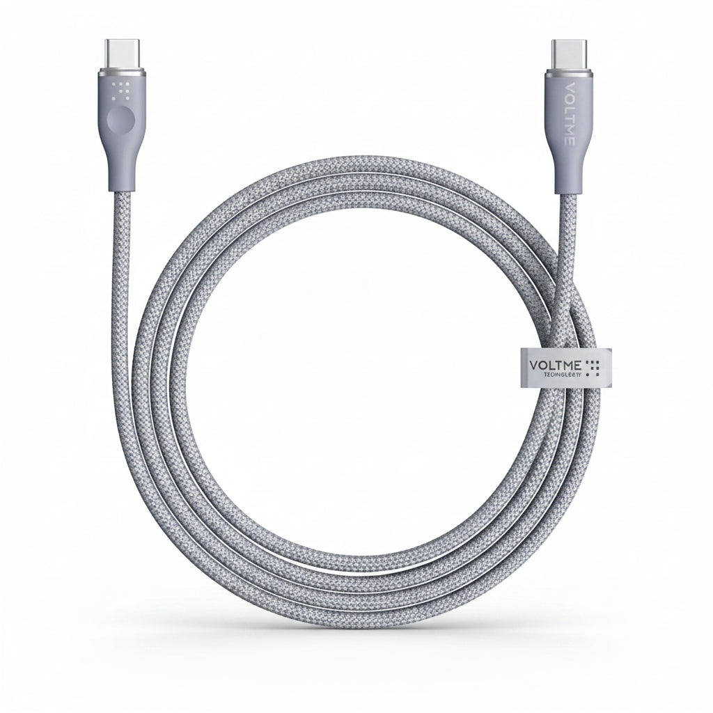Voltme Powerlink USB C to USB C 1M - Grey