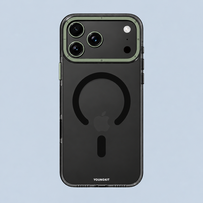 Youngkit iPhone 18 Pro Max / 17 Pro Max  Clear Series Magsafe Case- Black