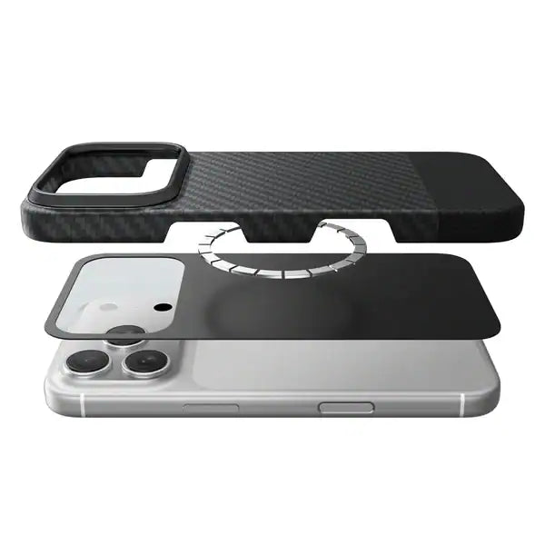 AmazingThing iPhone 17 Pro - Titan Max Heavy-Duty Build Lens Kickstand- Black