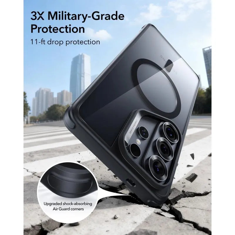 ESR Samsung Galaxy S26 Ultra Halo Lock Mag Hybrid Case - Clear Black product image