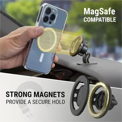 Scosche MagicMount Dash Vent Magsafe Mount for Most Cell Phones - Black product photo