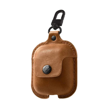TwelveSouth AirSnap Leather Protective Case Cover AirPods - Cognac