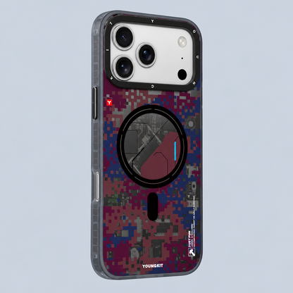 Youngkit iPhone 18 Pro Max / 17 Pro Max Camouflage Circuit MagSafe Case