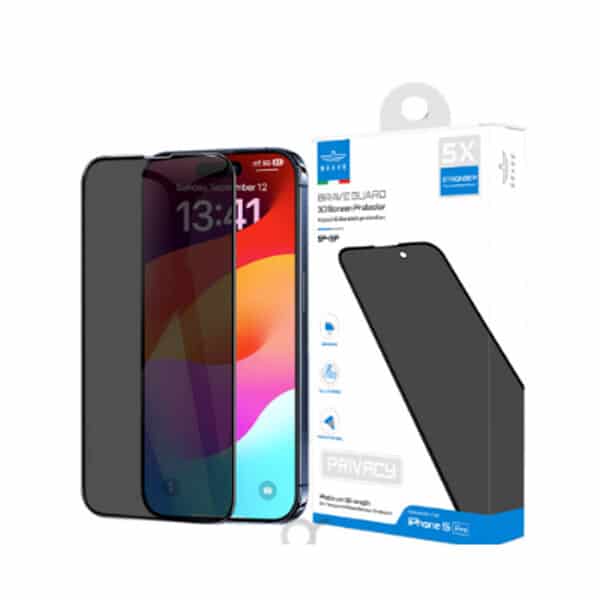 Brave iPhone 15 Pro Max Privacy Screen Protector