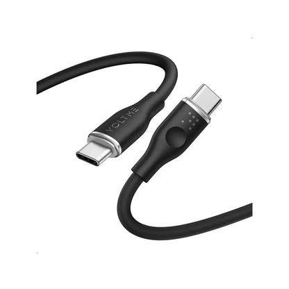 Voltme PowerLink MOSS USB-C to USB-C Cable – 100W – 1M – Black