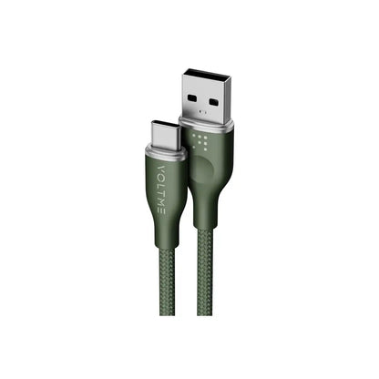 Voltme PowerLink USB-A to USB-C Cable – 60W – 1M – Green