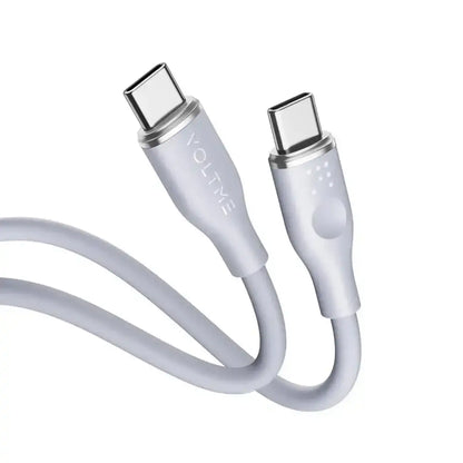 Voltme PowerLink MOSS USB-C to USB-C Cable – 100W – 1M – Grey