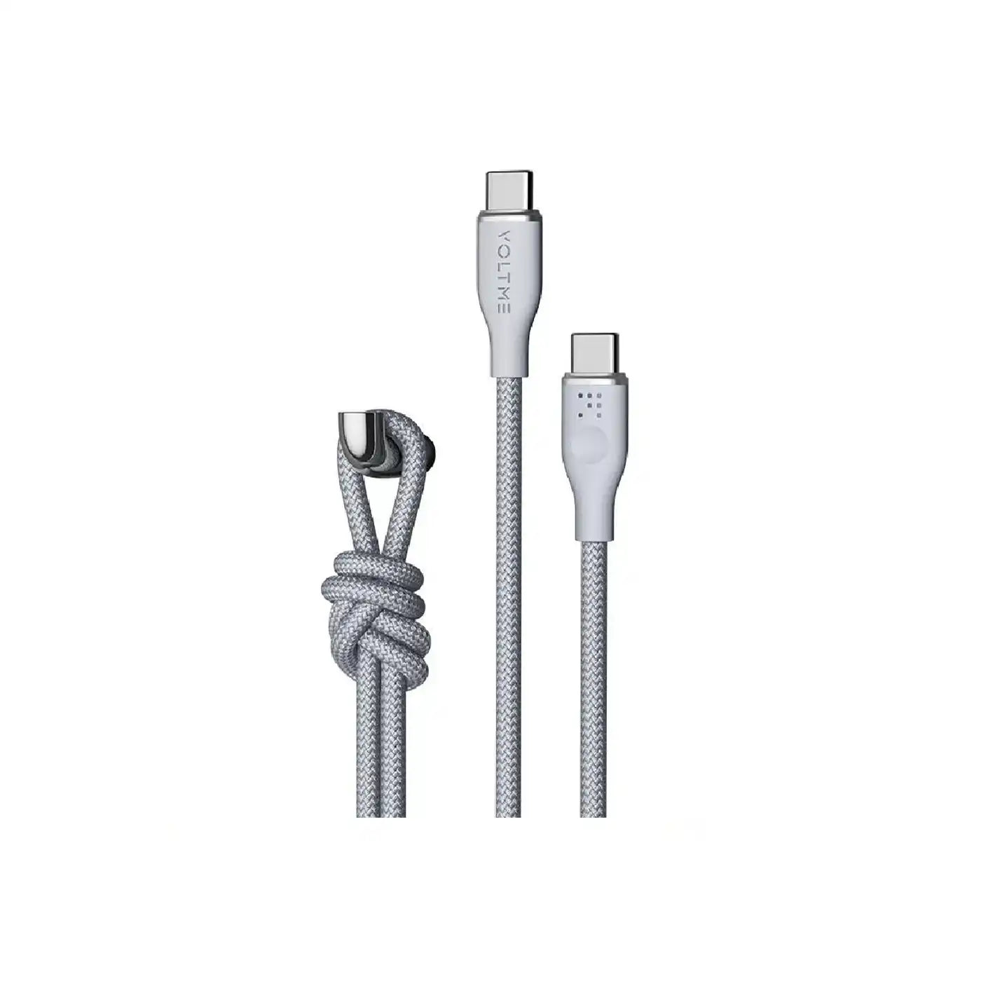 Voltme PowerLink RUGG USB-C to USB-C Cable – 100W – 1.8M – Grey