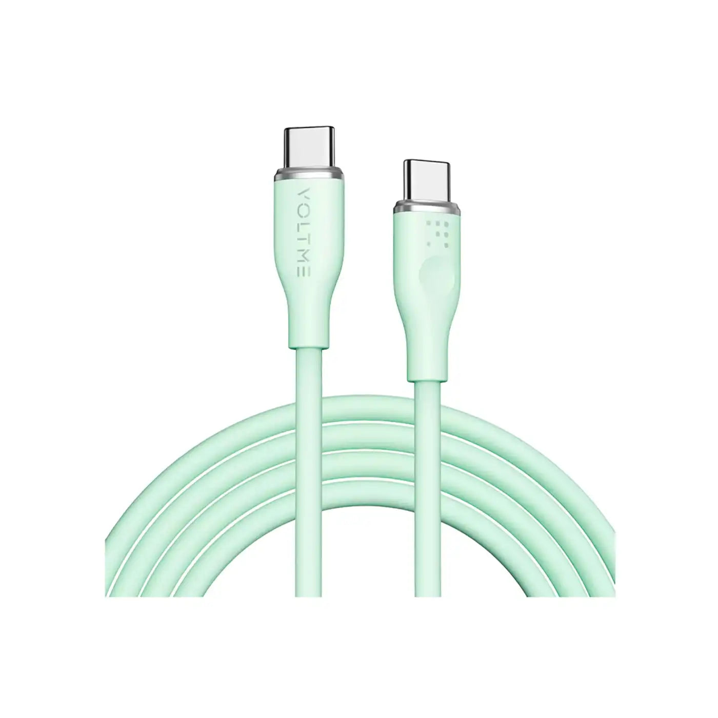 Voltme PowerLink MOSS USB-C to USB-C Cable – 100W – 1.8M – Mint Green