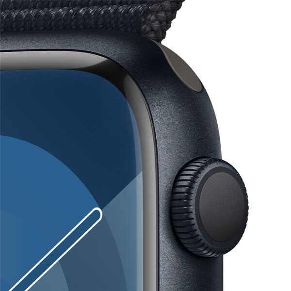 Apple Watch Series 9 45mm Midnight Aluminium Case with Midnight Sport Loop GPS